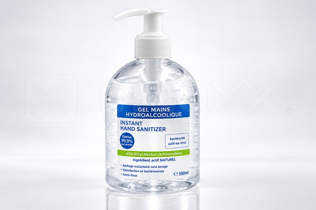 [3,50€] Gel hydroalcoolique en flacon-pompe — 500 ml