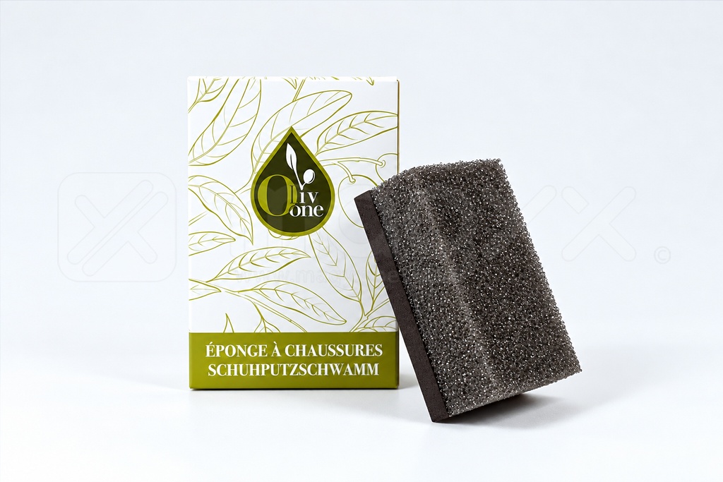 [0,25€] Oliv One Shoe Sponge — Cardboard Box