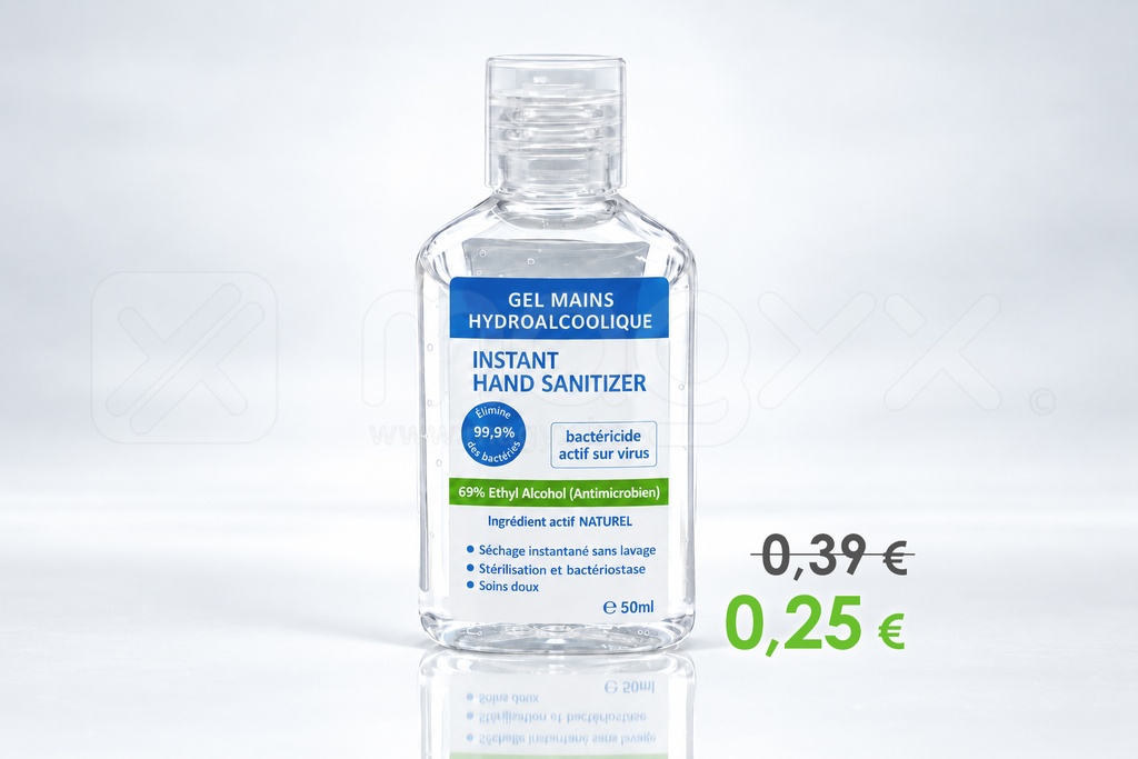 [0.25€] Gel hidroalcohólico — Frasco de 50 ml