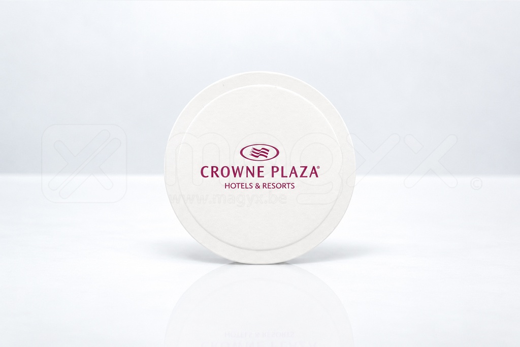 [0,03€] Sous-verre Crowne Plaza — 90 mm